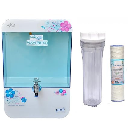 IONIX Pure Alkaline ro Water Purifier Filter, RO/UV[Anti Bacterial Membrane ]/ UF/Alkaline RO Water Purifier, Fully Loaded/Fully Automatic, 11 Liters Water Tank